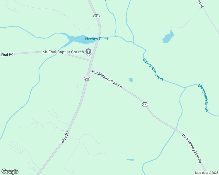map of restaurants, bars, coffee shops, grocery stores, and more near 154 Huckleberry Finn Road in Batesburg-Leesville