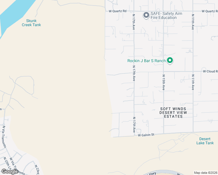 map of restaurants, bars, coffee shops, grocery stores, and more near 1831 West Cloud Road in Phoenix