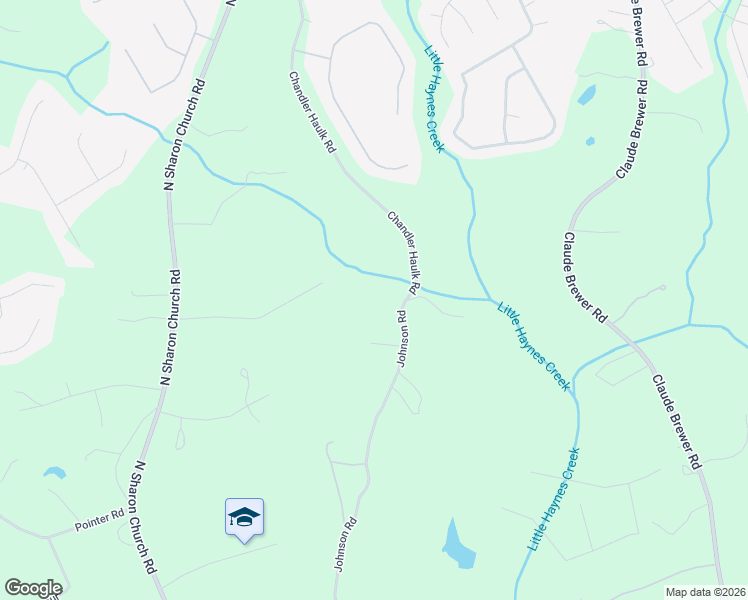 map of restaurants, bars, coffee shops, grocery stores, and more near 3640 Chandler Haulk Road in Loganville