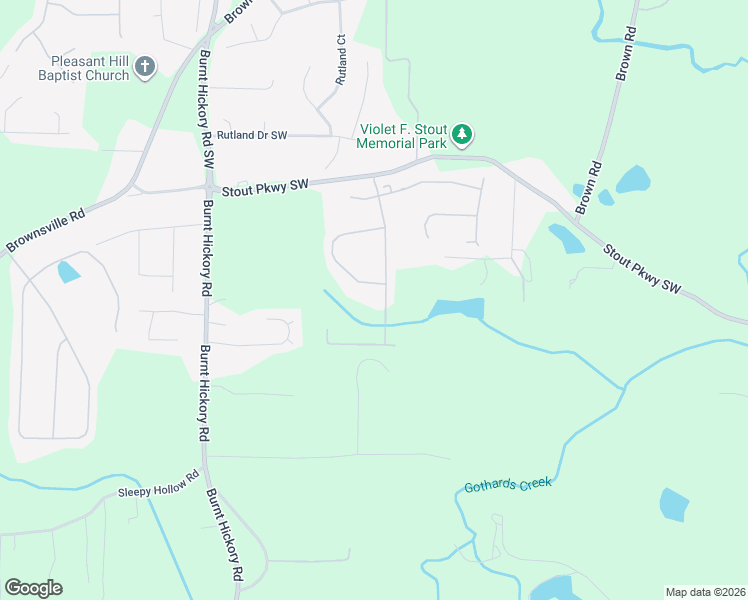 map of restaurants, bars, coffee shops, grocery stores, and more near 5886 Cobalt Drive Southwest in Powder Springs