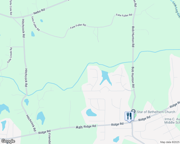 map of restaurants, bars, coffee shops, grocery stores, and more near 58 Legend Creek Cove in Douglasville