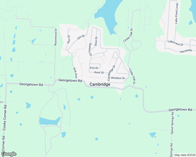 map of restaurants, bars, coffee shops, grocery stores, and more near 277 Castle Drive in Pottsboro