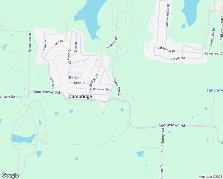 map of restaurants, bars, coffee shops, grocery stores, and more near 100 Windsor Drive in Pottsboro