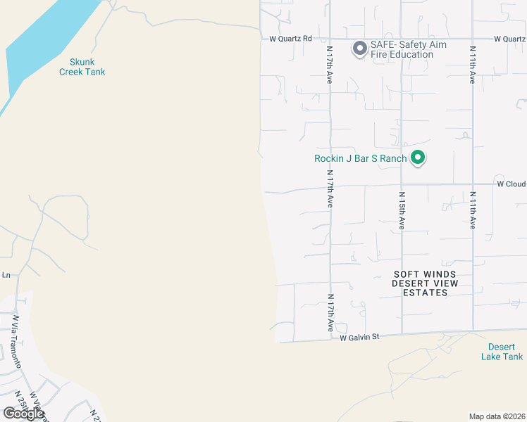 map of restaurants, bars, coffee shops, grocery stores, and more near 1831 West Cloud Road in Phoenix