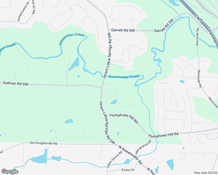 map of restaurants, bars, coffee shops, grocery stores, and more near 4020 Brookfield Way in Austell