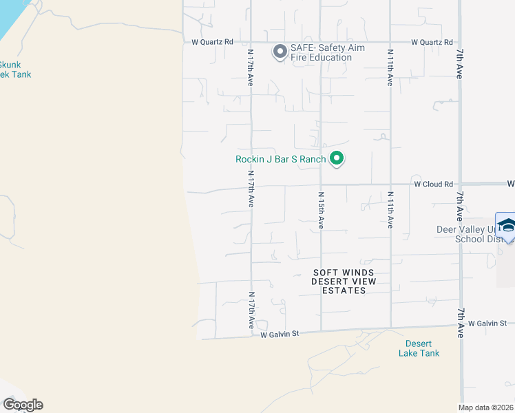 map of restaurants, bars, coffee shops, grocery stores, and more near 1610 West Cloud Road in Phoenix