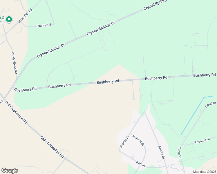 map of restaurants, bars, coffee shops, grocery stores, and more near 913 Bushberry Road in Pelion