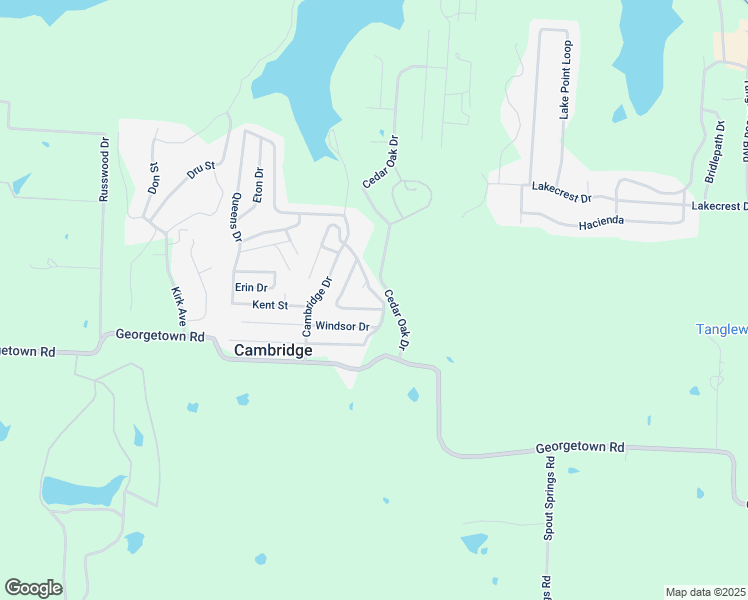 map of restaurants, bars, coffee shops, grocery stores, and more near 136 Black Forest Drive in Pottsboro