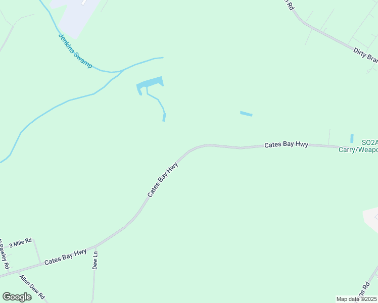 map of restaurants, bars, coffee shops, grocery stores, and more near 3690 Cates Bay Highway in Conway