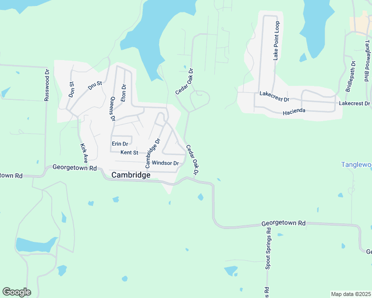 map of restaurants, bars, coffee shops, grocery stores, and more near 136 Black Forest Drive in Pottsboro