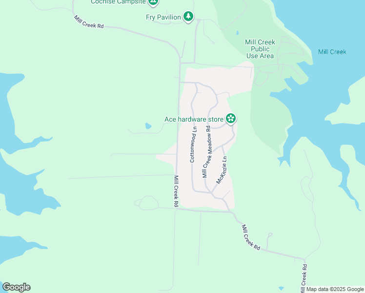 map of restaurants, bars, coffee shops, grocery stores, and more near 1578 Mill Creek Road in Pottsboro