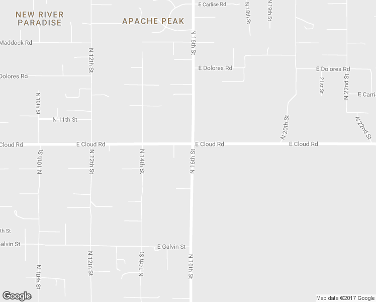 map of restaurants, bars, coffee shops, grocery stores, and more near 1531 East Cloud Road in Phoenix