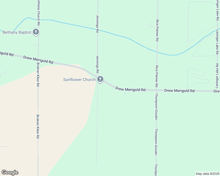 map of restaurants, bars, coffee shops, grocery stores, and more near 228 Drew Merigold Road in Merigold
