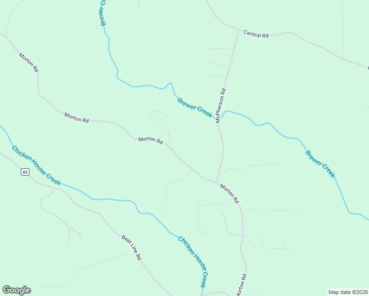 map of restaurants, bars, coffee shops, grocery stores, and more near 9516 Newell Hill Road in Warrior