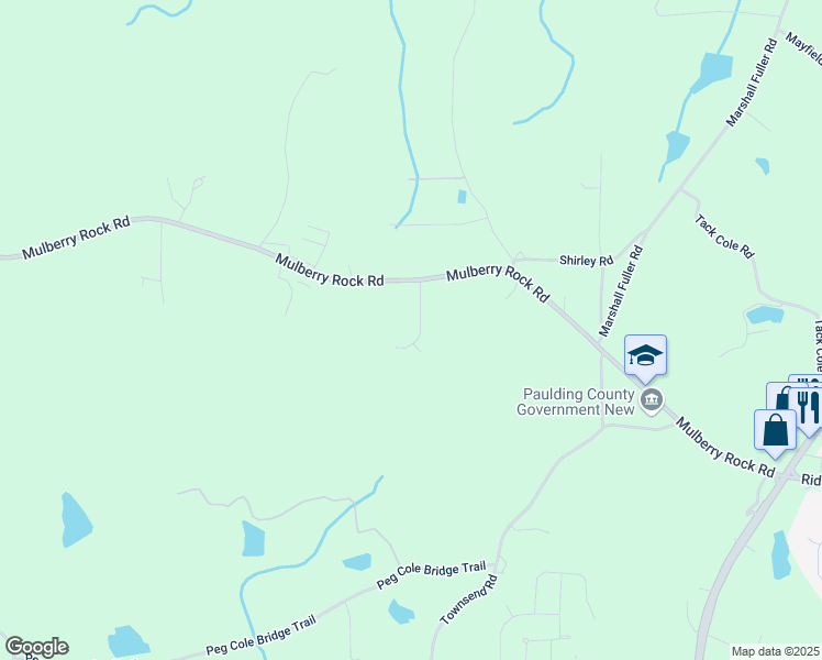 map of restaurants, bars, coffee shops, grocery stores, and more near 114 Saddle Wood Drive in Dallas