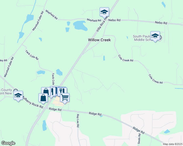 map of restaurants, bars, coffee shops, grocery stores, and more near 193 Cedar Creek Drive in Dallas