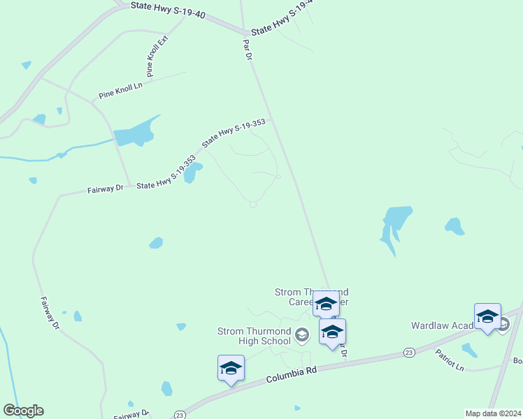 map of restaurants, bars, coffee shops, grocery stores, and more near 25 Orchard Circle in Edgefield
