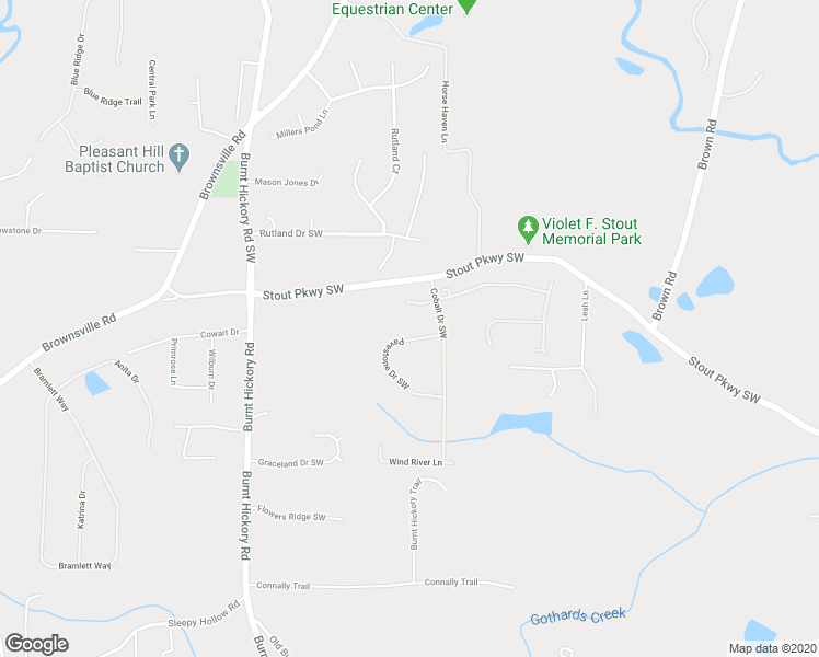 map of restaurants, bars, coffee shops, grocery stores, and more near 6014 Pavestone Drive Southwest in Powder Springs