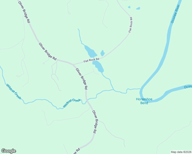 map of restaurants, bars, coffee shops, grocery stores, and more near 1931 Oliver Bridge Road in Watkinsville