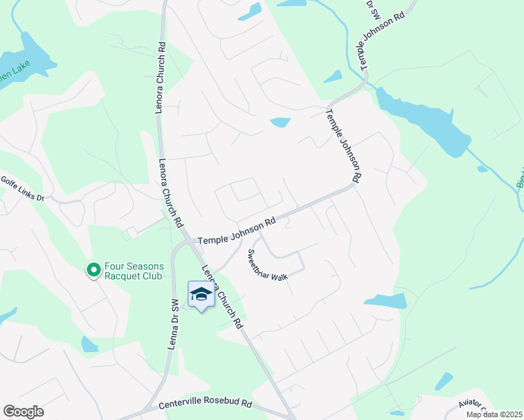 map of restaurants, bars, coffee shops, grocery stores, and more near 4020 Bella View Lane in Snellville