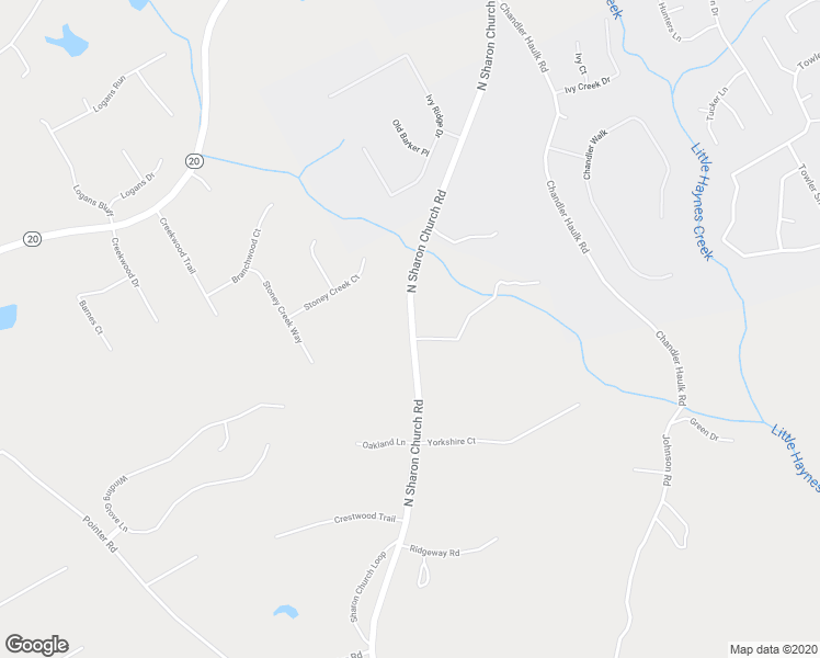 map of restaurants, bars, coffee shops, grocery stores, and more near 3850 North Sharon Church Road in Loganville