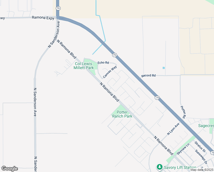 map of restaurants, bars, coffee shops, grocery stores, and more near 1864 Image Meadows in San Jacinto