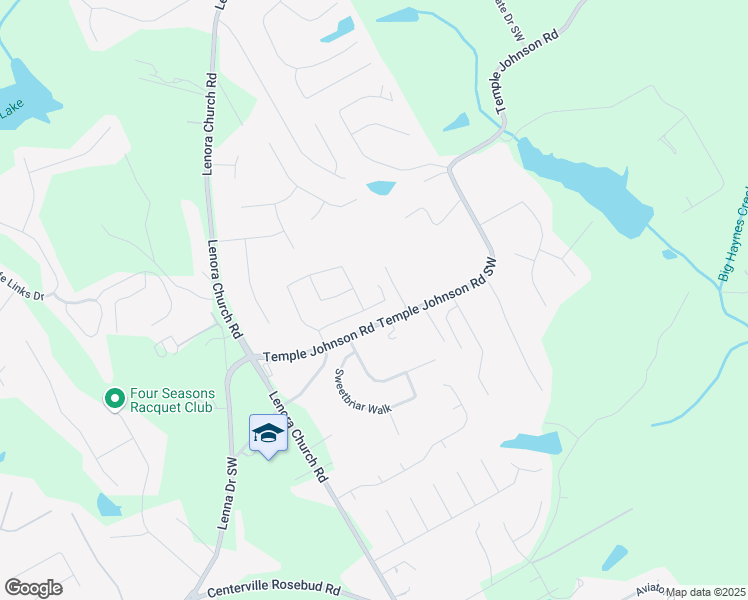 map of restaurants, bars, coffee shops, grocery stores, and more near 3921 Bella View Lane in Snellville