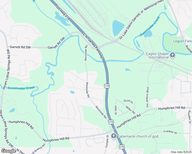 map of restaurants, bars, coffee shops, grocery stores, and more near 5787 Still Place in Austell