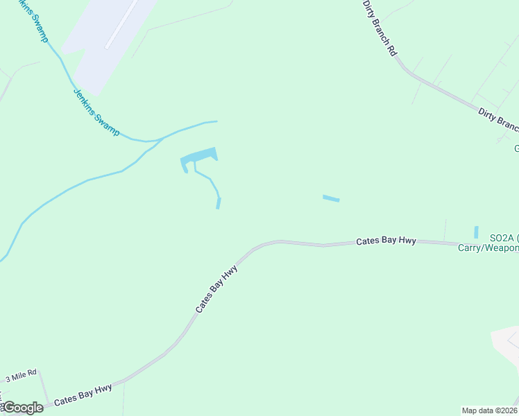 map of restaurants, bars, coffee shops, grocery stores, and more near 3704 Cates Bay Highway in Conway