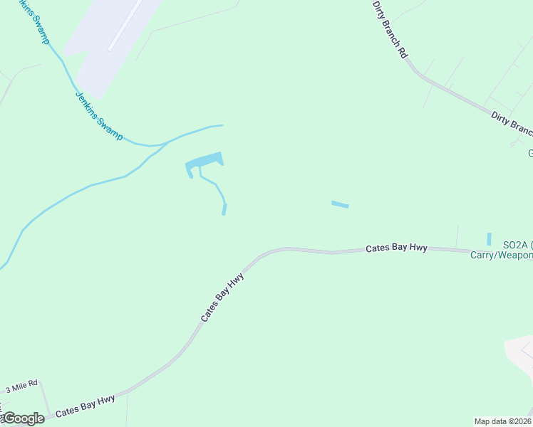 map of restaurants, bars, coffee shops, grocery stores, and more near 3704 Cates Bay Highway in Conway