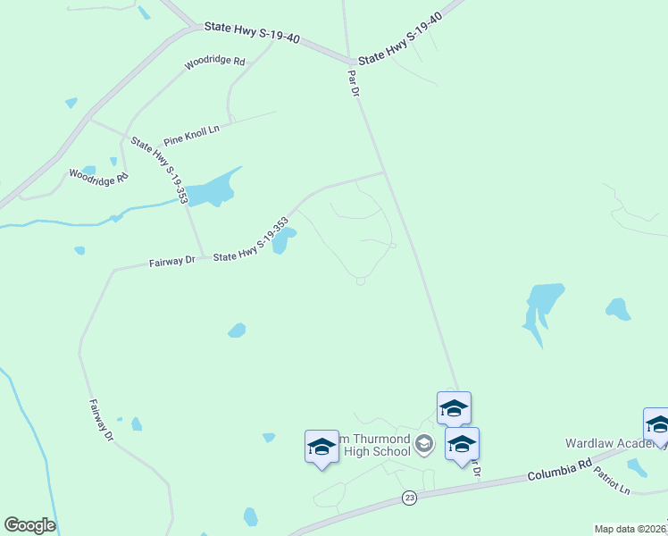 map of restaurants, bars, coffee shops, grocery stores, and more near 19 Orchard Circle in Edgefield