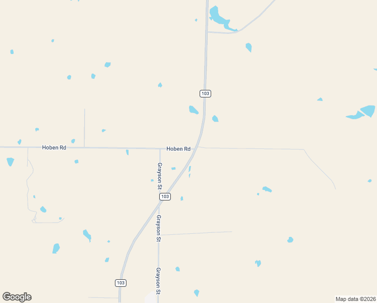 map of restaurants, bars, coffee shops, grocery stores, and more near 17266 Farm to Market Road 103 in Nocona