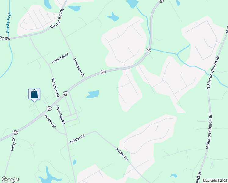 map of restaurants, bars, coffee shops, grocery stores, and more near 4655 Barnes Court in Loganville