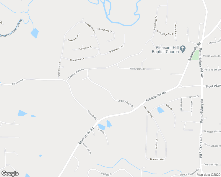 map of restaurants, bars, coffee shops, grocery stores, and more near 304 Legacy Park Drive in Powder Springs