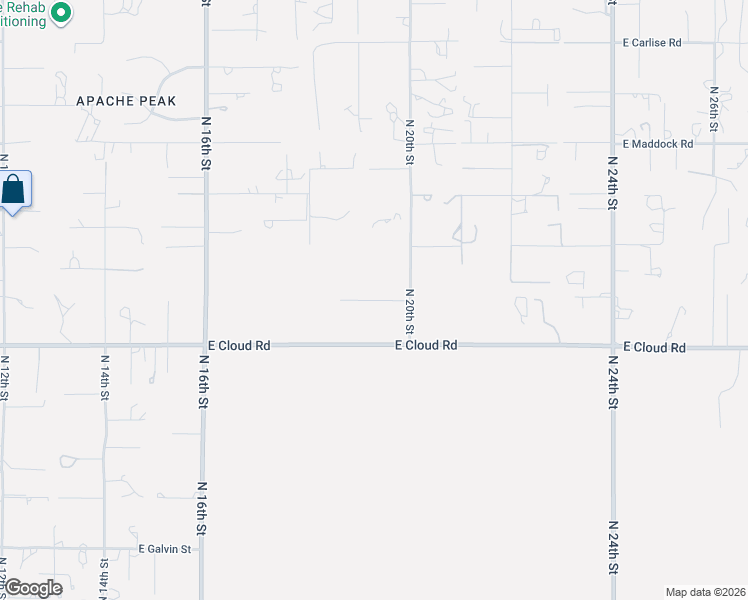 map of restaurants, bars, coffee shops, grocery stores, and more near 36610 North 20th Street in Phoenix