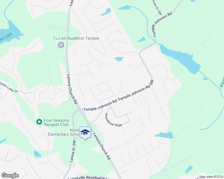 map of restaurants, bars, coffee shops, grocery stores, and more near 4382 Bella View Drive in Snellville