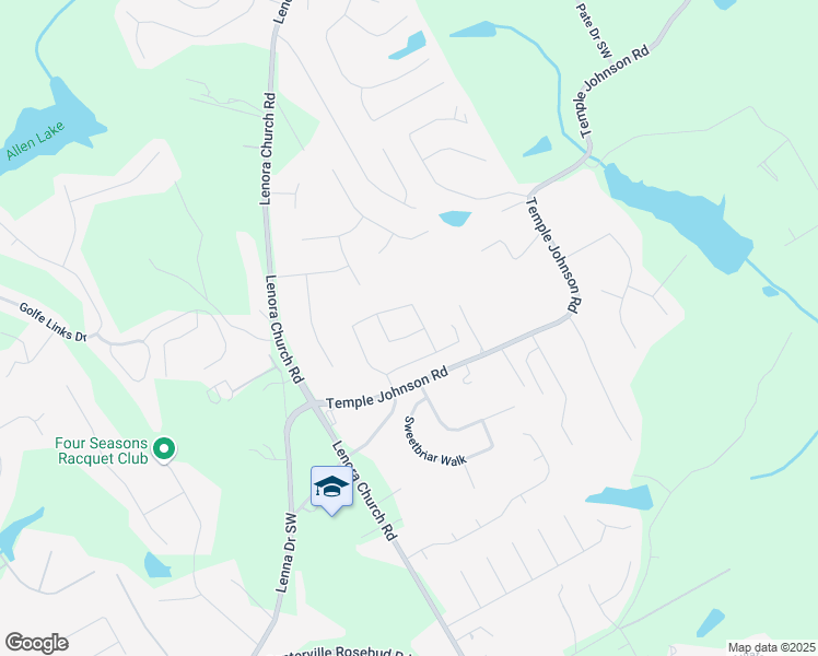 map of restaurants, bars, coffee shops, grocery stores, and more near 4015 Evelyn View Court in Snellville