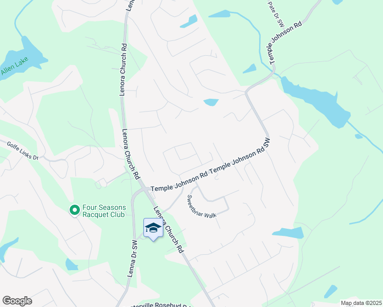 map of restaurants, bars, coffee shops, grocery stores, and more near 4005 Evelyn View Court in Snellville