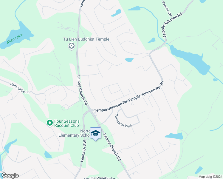 map of restaurants, bars, coffee shops, grocery stores, and more near 4105 Evelyn View Court in Snellville