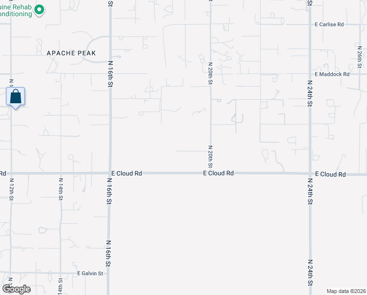 map of restaurants, bars, coffee shops, grocery stores, and more near 36610 North 20th Street in Phoenix
