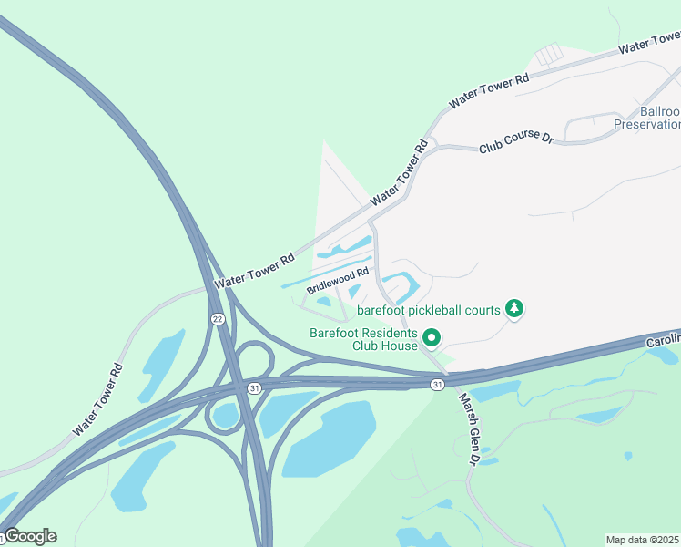 map of restaurants, bars, coffee shops, grocery stores, and more near 5814 Bridlewood Road in North Myrtle Beach