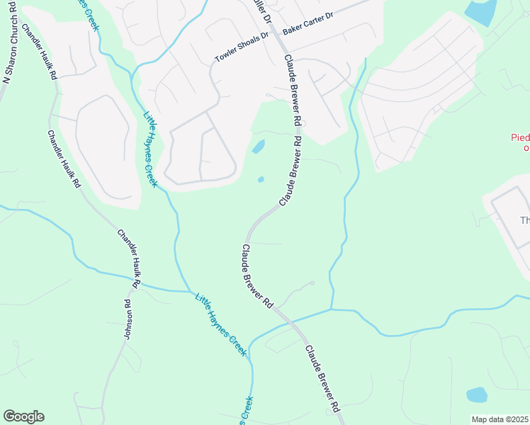 map of restaurants, bars, coffee shops, grocery stores, and more near 3654 Claude Brewer Road in Loganville