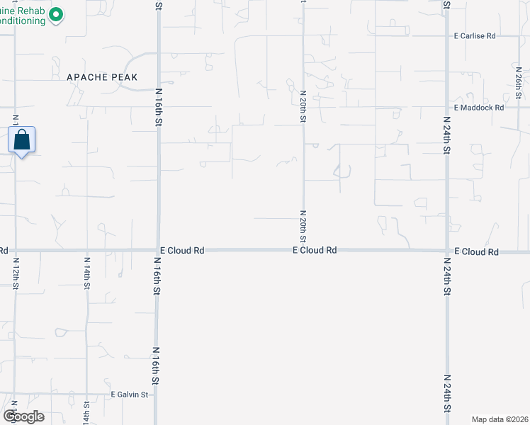 map of restaurants, bars, coffee shops, grocery stores, and more near 36610 North 20th Street in Phoenix