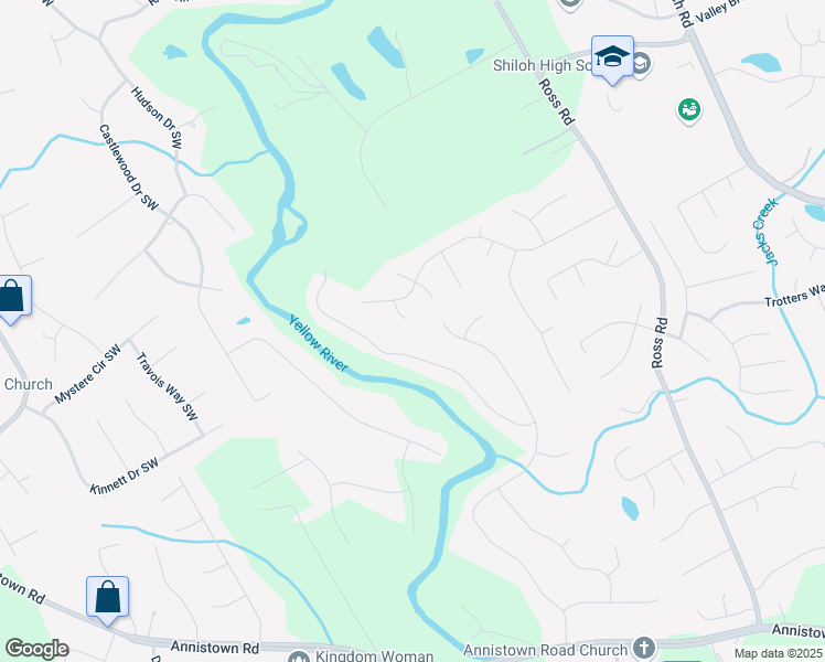 map of restaurants, bars, coffee shops, grocery stores, and more near 2687 Grant Circle in Snellville