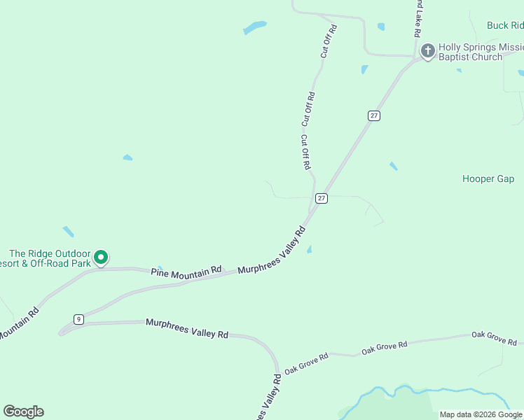 map of restaurants, bars, coffee shops, grocery stores, and more near 15 Cut Off Road in Springville