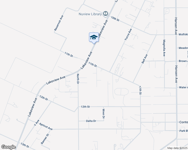 map of restaurants, bars, coffee shops, grocery stores, and more near 21015 Norman Road in Nuevo