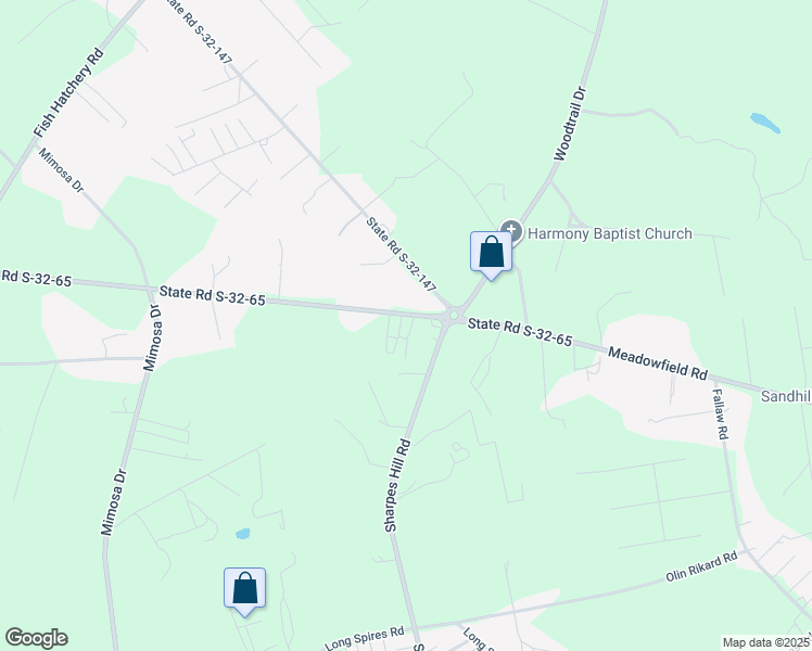 map of restaurants, bars, coffee shops, grocery stores, and more near 857 Meadowfield Road in Gaston