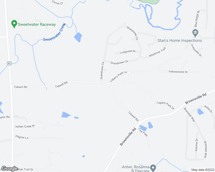map of restaurants, bars, coffee shops, grocery stores, and more near 856 Tidwell Rd in Powder Springs