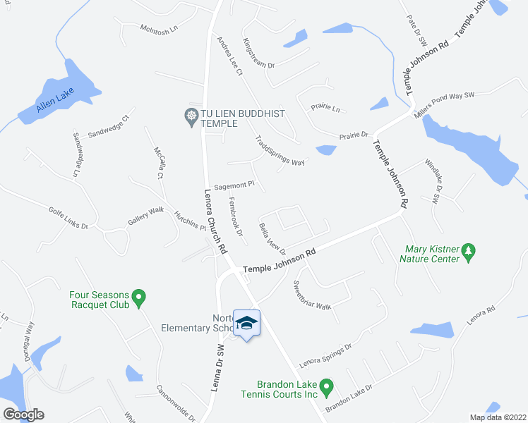 map of restaurants, bars, coffee shops, grocery stores, and more near 4222 Bella View Drive in Snellville