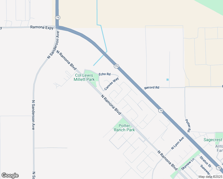 map of restaurants, bars, coffee shops, grocery stores, and more near 2090 Trinket Circle in San Jacinto